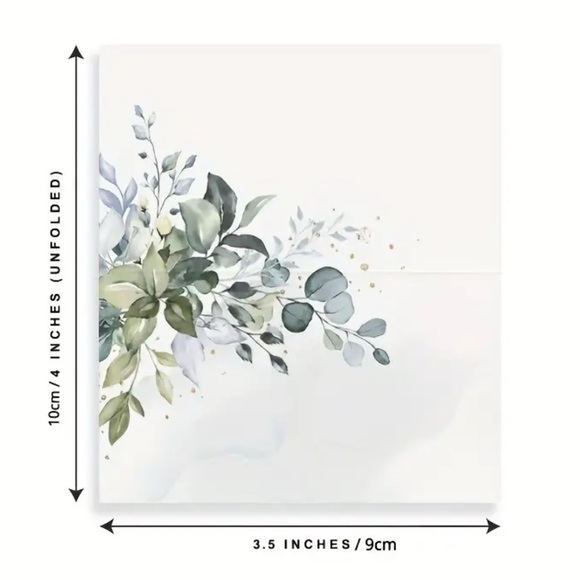 Elegant Greenery Place Cards - Picture 2 of 2